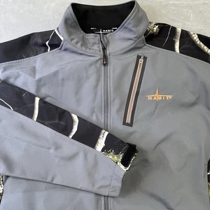 Chaqueta Habit Para Hombres Caparazón Suave Talla XL/XG Forrada Camuflaje Caza Exterior Cremallera Completa - Imagen 1 de 7