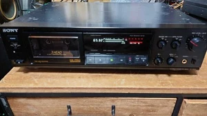 Sony TC-K600 Negro 3 Cabezales Estéreo Cassette Deck con HX PRO Japón Envío Gratuito - Imagen 1 de 8