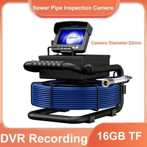 Pipeline Industrial Endoscope Inspection Drain Sewer Camera DVR Record 1000TVL - Picture 1 of 19