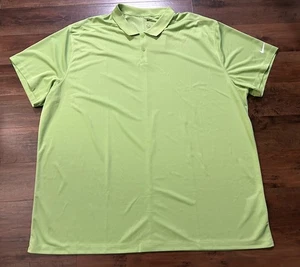 Nike Men’s Golf Dri-FIT Victory Solid Polo Golf Shirt Lime Green DH0824 4XL - Picture 1 of 6
