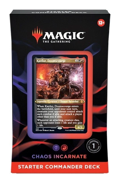 COMMANDER DECKS Starter Commander Deck - Chaos Incarnate - image 1 of 1