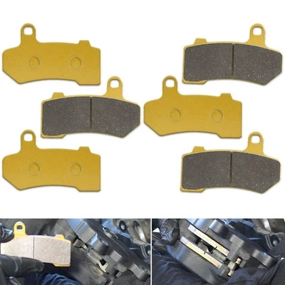 Front Rear Brake Pads for 2008-2015 Harley Davidson FLHX Street Glide FA409 — 第 1/4 张图片