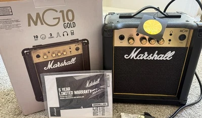 NEW IN BOX ✨Marshall MG10CF GOLD Guitar Amplifier (US SELLER ✅ FREE SHIPPING) - Image 1 of 4