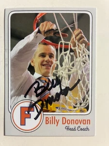 BILLY DONOVAN autograph FLORIDA GATORS 2x NCAA Champion HOF custom card signed - Picture 1 of 2
