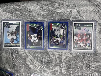NFL Trading Card Set Seattle Seahawks Player Cards Collection NUMBERED AUTO LOT - Image 1 of 3