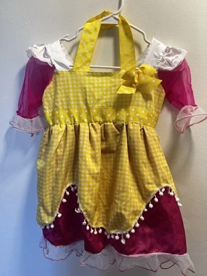 Halloween Lalaloopsy Rubí Disfraces Talla M Rosa Amarillo Guinga Azúcar Galleta Foto 1 de 4