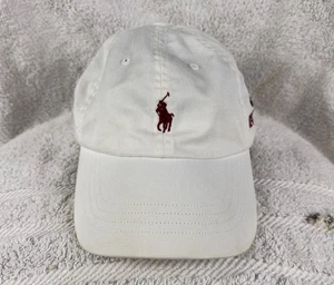 Polo Ralph Lauren Harvard Womens White Polo Cap One Size Adjustable Ivy League - Picture 1 of 10
