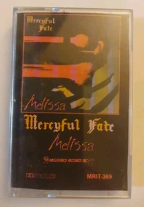 Mercyful Fate: Melissa 1983 Megaforce MRIT-369 OG Cassette VG *Read Description  - Picture 1 of 8