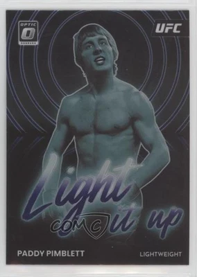 2023 Panini Donruss Optic UFC Light It Up Purple Prizm Paddy Pimblett #24 - Image 1 of 2