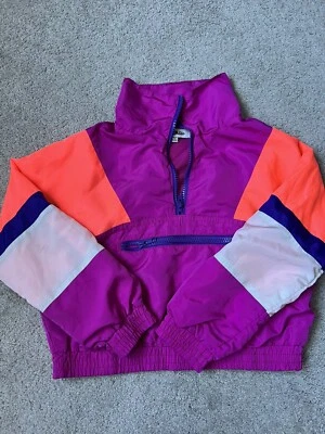 Chaqueta corta corta cortavientos suéter Nova para niños y niñas talla 7 multicolor cremallera activa Foto 1 de 4