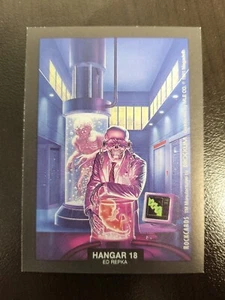 1991 Brockum Rockcards MEGADETH STICKER Hangar 18 card  - Picture 1 of 2