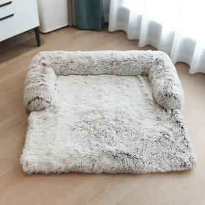 Plush Pet Bed Dog Cushion Blanket Kennel Mat Protector for Couch Sofa Anti-Slip - Picture 1 of 25