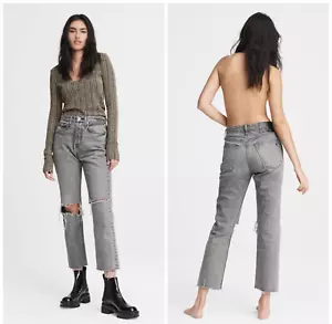 NWT Rag & Bone $255 Maya High Rise Ankle Slim Jeans In Zeus Size: 25 - Picture 1 of 5