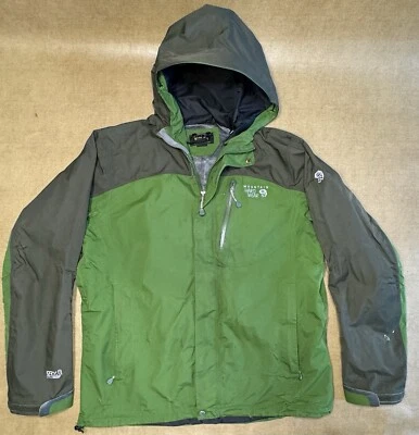 Mountain Hardwear Ampato Men's Sz L Dry.Q Elite Waterproof Breathable Jacket - Image 1 of 4