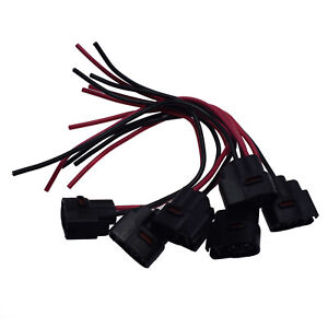 6x Ignition Coil Connector Harness Plug Wire Pigtail for Chrysler Dodge Plymouth