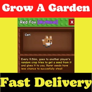🟢Online🟢 Roblox Coltiva un Giardino 🌱 Volpe Rossa 🐶CONSEGNA PIÙ ECONOMICA e VELOCE - Foto 1 di 1