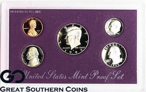 1992-S United States Mint Proof Set ** Mint Packaging + OGP Cover