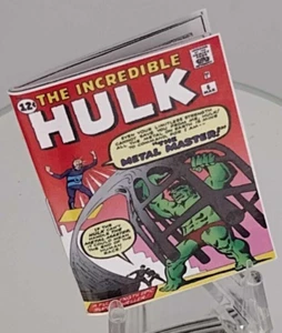 Mini 1963 UNGLAUBLICHER HULK #6 1:6 Größe 22 ORIGINALSEITEN REPLIKA COMIC - Bild 1 von 13