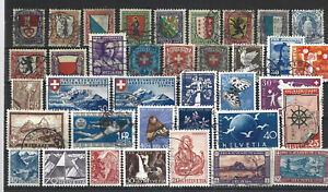 SWITZERLAND  GENERALLY FINE USED COLLECTION WITH BETTER VALUES & USEFUL JUVENTUE