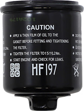 HIFLO HF197 OIL FILTER SPIN-ON WITH NUT PAPER GLOSSY BLACK PGO G-MAX 150 2009