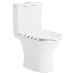 Fienza Chica Close Coupled Toilet Suite White Slim Seat S Trap 90-160 K0123A-2 - Picture 1 of 2