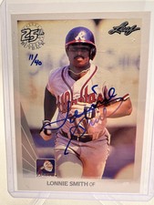 2015 Leaf Lonnie Smith 25th Buyback Auto /40 Rare 