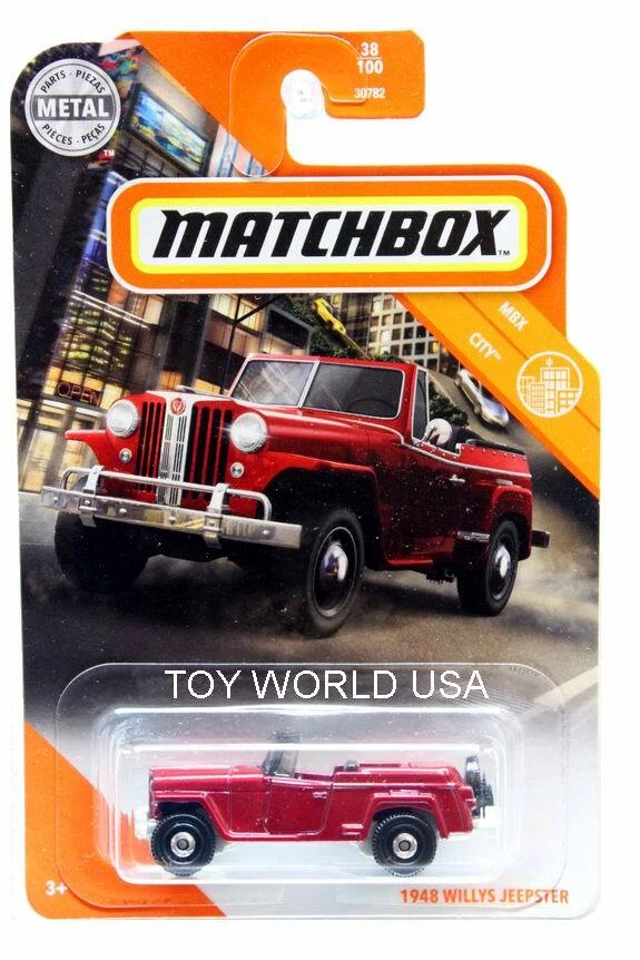 2020 Matchbox #38 MBX City 1948 Willys Jeepster - Image 1 of 1
