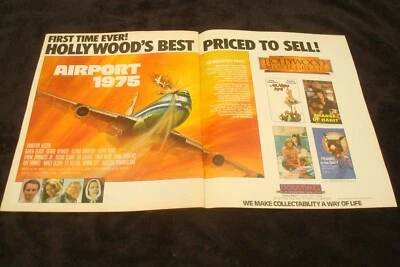 AIRPORT 1975 ad Gloria Swanson, Charlton Heston, Karen Black, George Kennedy - Изображение 1 из 2