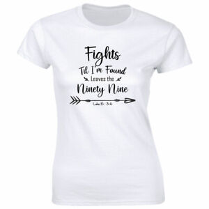 T-shirt Fights Til I'm Found Leaves The Ninety Nine pour femmes