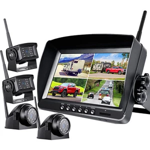 9" 1080P Wireless Backup Camera System DVR Monitor for RV/Truck/Trailer/Camper - Picture 1 of 21