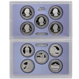 2010 S Proof Parks Quarter Set ATB Gem DCam No Box or COA 5 Coin CN-Clad US Mint - Picture 1 of 6