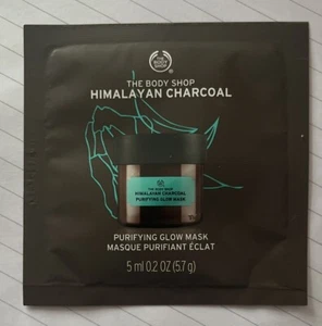 The Body Shop Himalayan Charcoal Purifying Glow Mask 5ml, Brand New, Sachet - Picture 1 of 1
