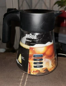 Braun MultiServe OEM Coffee Maker Replacement Glass Carafe | Black | 10 Cup - Picture 1 of 1