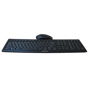 Cherry Stream Desktop Wireless Keyboard & Mouse - US International Version Black