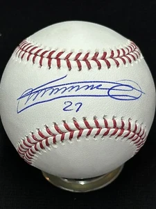 PERFECT 10 VLADIMIR GUERRERO JR. W/27 signed OML baseball COA JSA BLUE JAYS - Picture 1 of 8