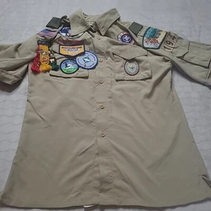 Youth Large Webelos Boy Scouts of America Uniform Shirt 194 Oregon Cascades 2010 - Picture 1 of 19