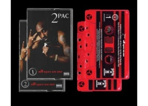 2Pac All Eyez On Me Translucent Red Tape Limited Edition 2021 Very Rare! - Picture 1 of 7