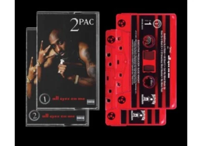2Pac All Eyez On Me Translucent Red Tape Limited Edition 2021 Very Rare! - Image 1 of 4