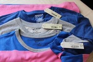 LOT of 3 BOYS T-Shirts Short Sleeve SIZES: 1 MED, 2 SMALL from JCPenny NOS Nice! - Picture 1 of 10