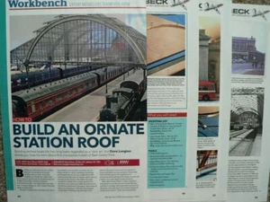 Building a large etched brass station roof in OO - Model Rail magazine article - Picture 1 of 1
