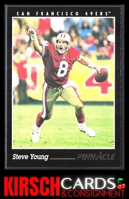 Steve Young 1993 Pinnacle #255 San Francisco 49ers - Image 1 of 2