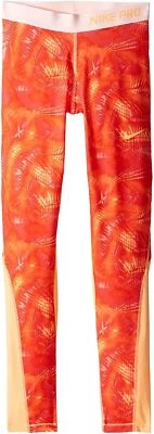 Nike Girl's Pro Cool Tights Orange  Sz Small 845596-835 - Image 1 of 2
