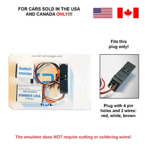 Seat Mat Diagnostic Tester Emulator for BMW USA X3 F25 2010-2017 - Picture 1 of 3