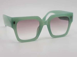 Fashion Big Rectangle Unisex Luxury Sunglasses Vintage Punk Green - Picture 1 of 9