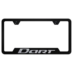 Dodge Dart Laser Etched Logo Cut-Out License Plate Frame - Picture 1 of 8