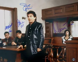 Joe Pesci, Tomei, Macchio & Whitfield Autografato Cugino Vinny 16x20 ASI Proof - Foto 1 di 2