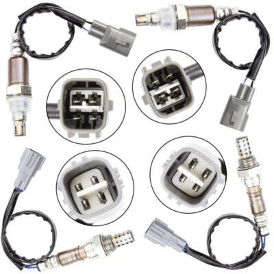 4 Oxygen O2 Sensor 1 & 2 for 2005 2006 2007 2008 09 Lexus GX470 4.7L Upper+Lower - Image 1 of 4