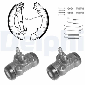 DELPHI 4x Bremsbacken Bremsbackensatz für Trommelbremse Hinten 632 - Bild 1 von 1