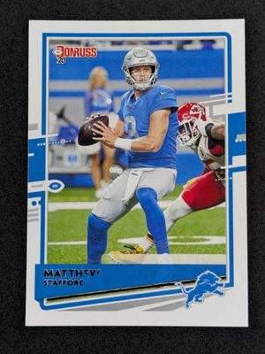 2020 Donruss #96 Matthew Stafford Detroit Lions Card - Image 1 of 2