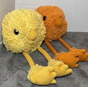 Jellycat Orange & Yellow Zingy Chick Plush Toys Stuffed Animal Retired Easter - Picture 1 of 15